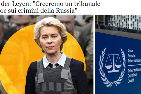 Il tracollo di Ursula e della UE con i tribunali speciali
