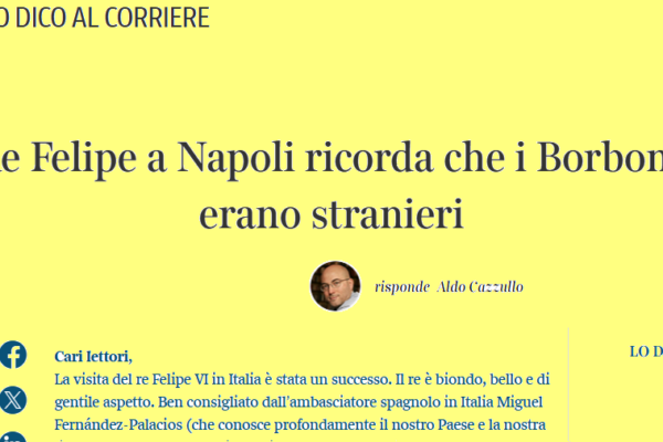 UN RE A  MONTECITORIO